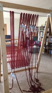 warping trapeze - adjusting the weights