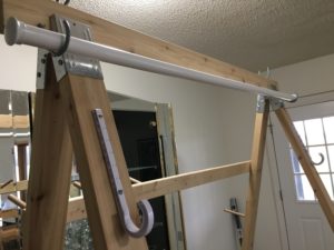warping trapeze - top bar in top position